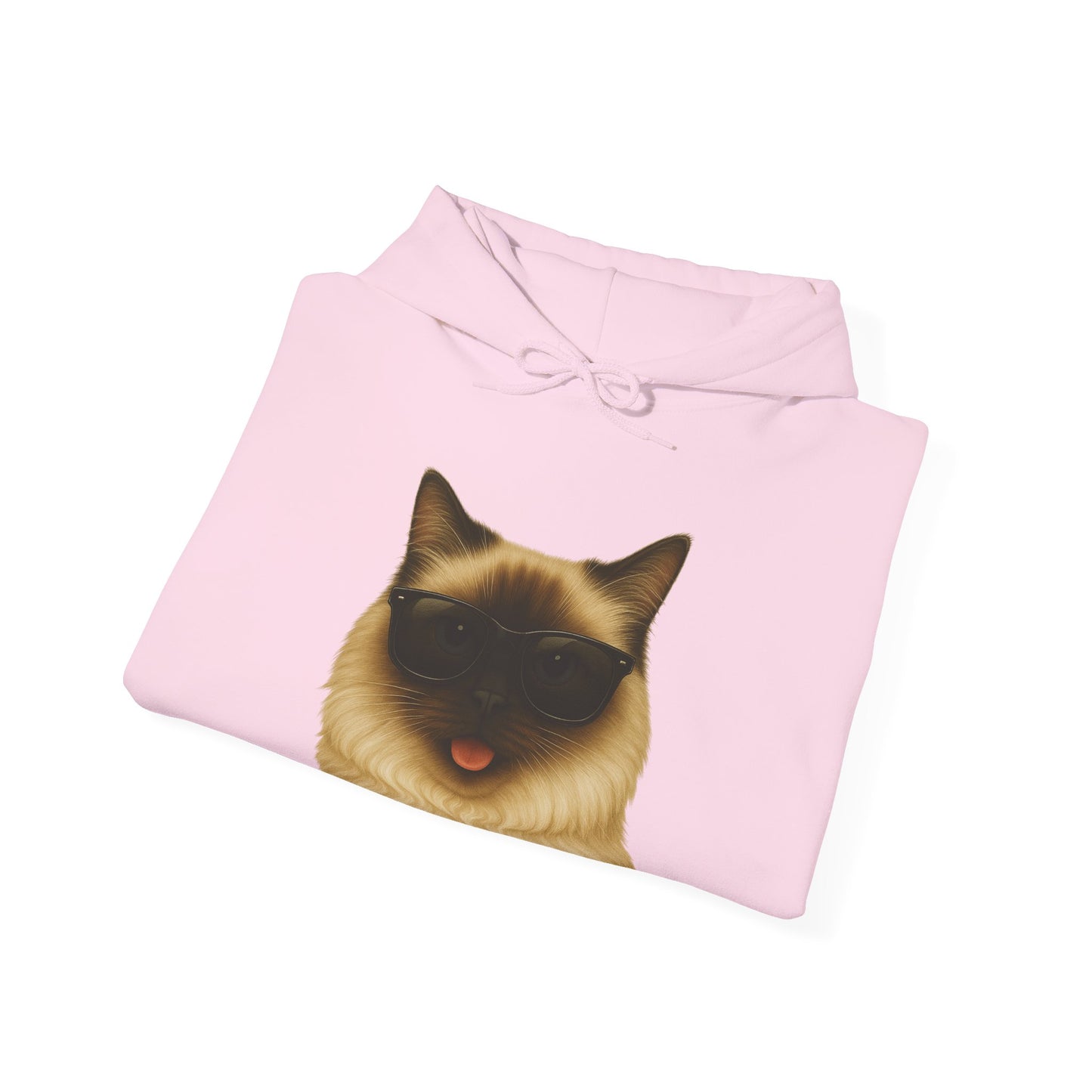 Ragdoll Cat Wearing Sunglasses - Adult Hoodie