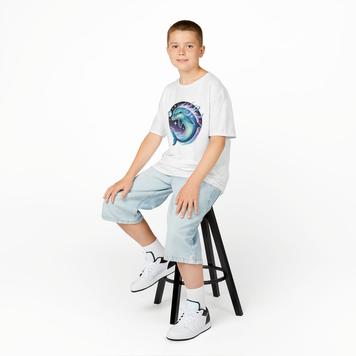 Luna The Dolphin Design - Dolphin Youth Tee