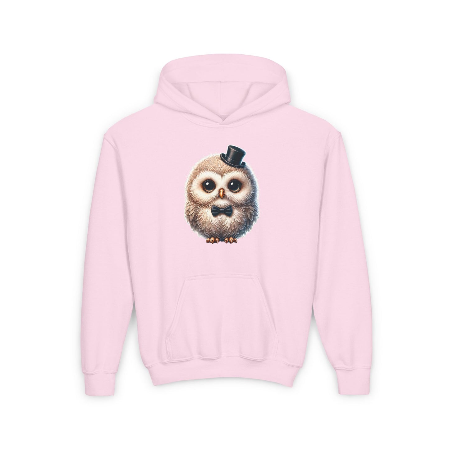 Owl Wearing A Top Hat - Hooded Youth Sweatshirt - Too Cute Pets