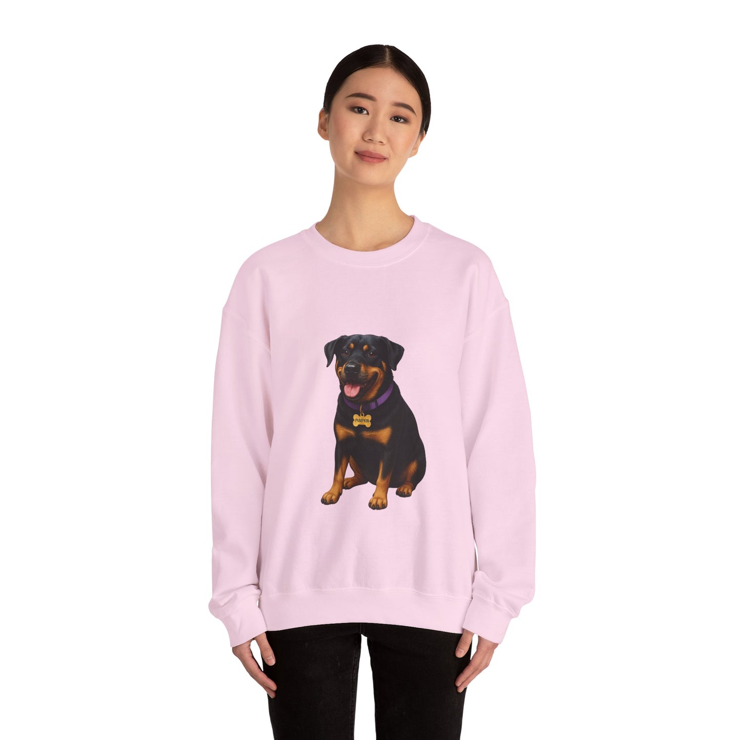 Rottweiler Lab Mix Pumpkin Sweatshirt