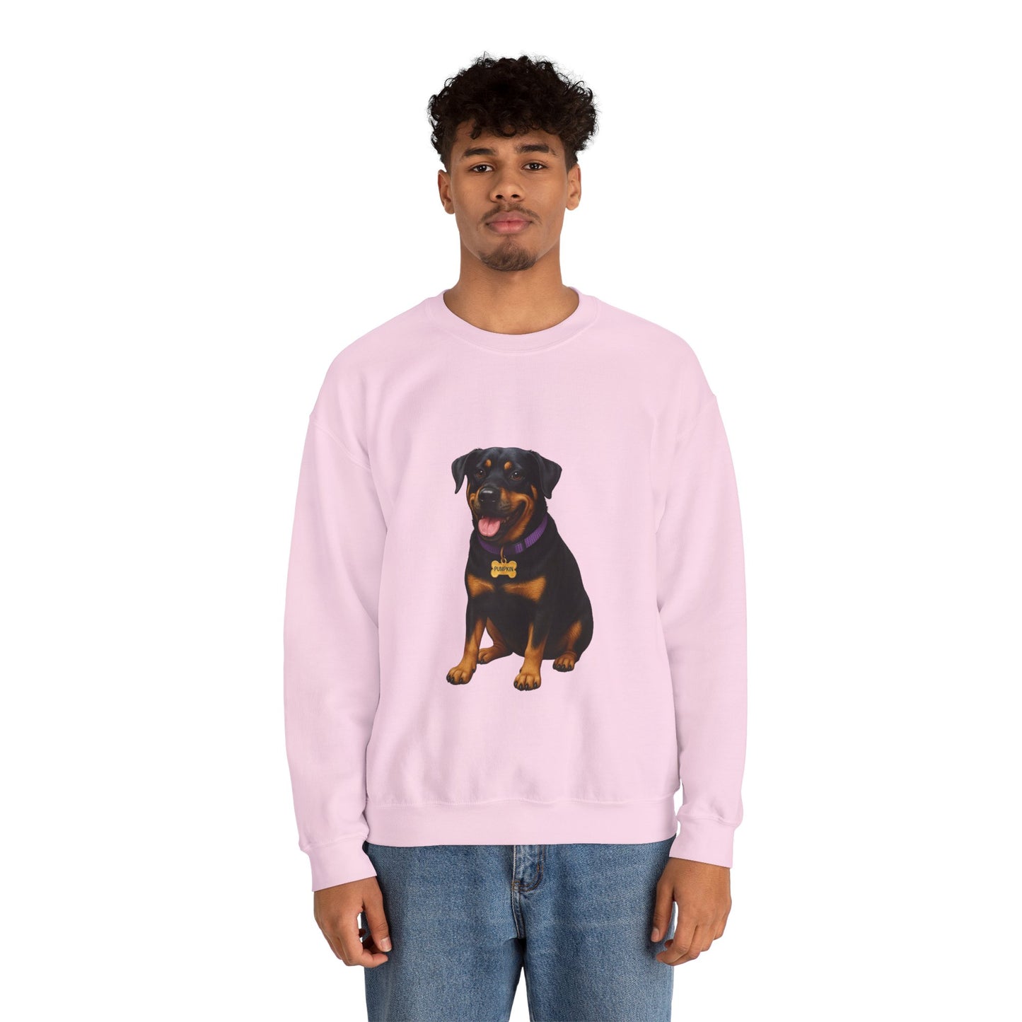 Rottweiler Lab Mix Pumpkin Sweatshirt