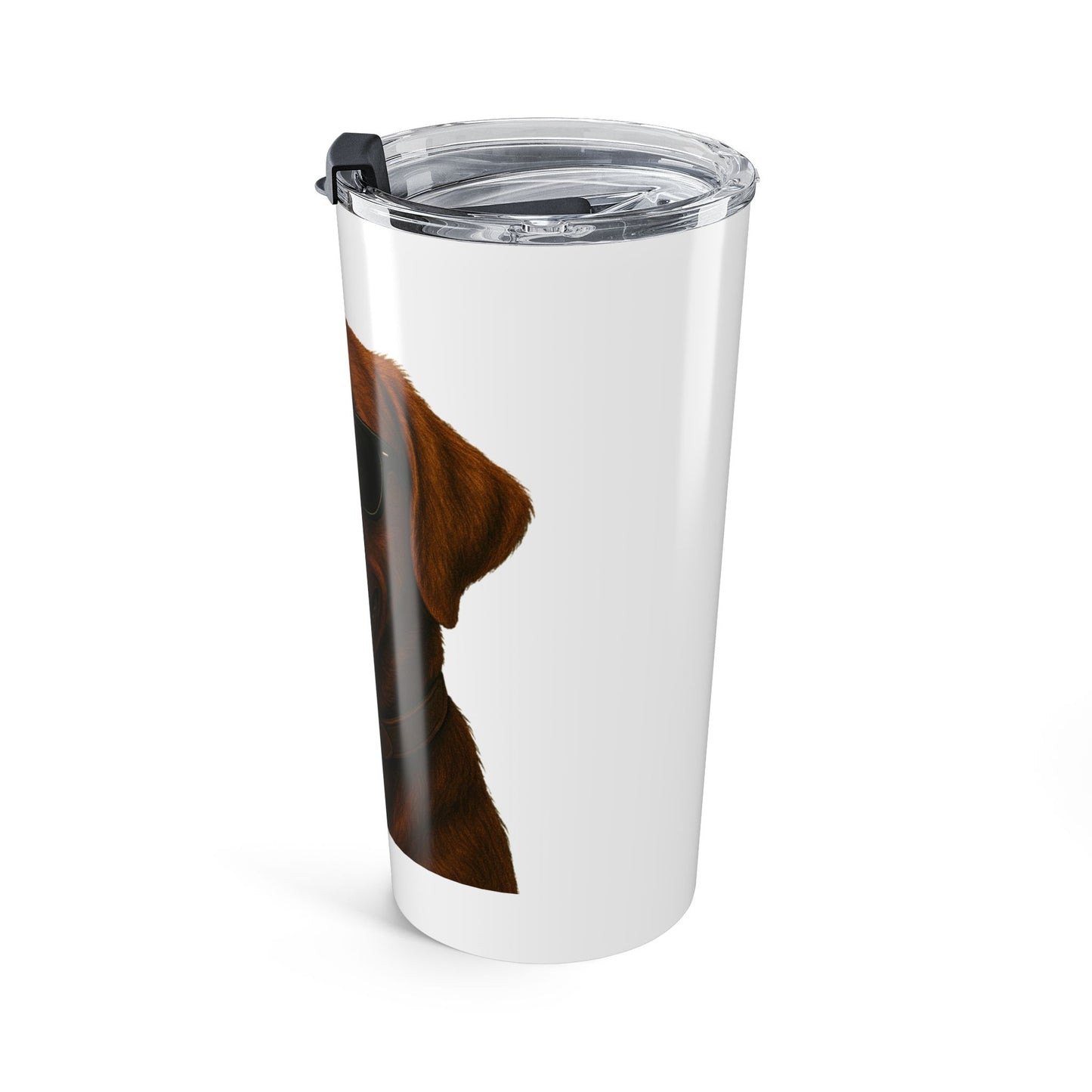 Brown Labrador Retriever Wearing Sunglasses - 20oz Tumbler