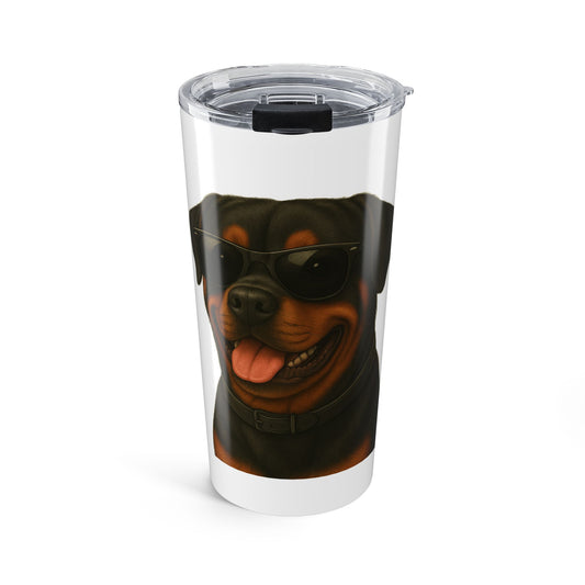Rottweiler Wearing Sunglasses - 20oz Tumbler