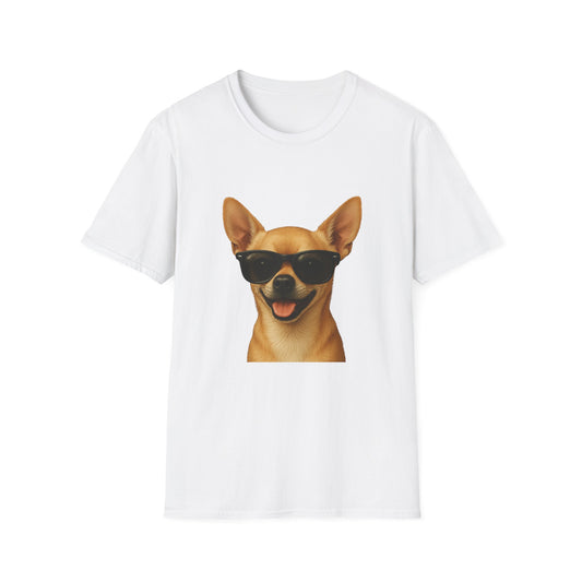 Chihuahua Wearing Sunglasses - Adult T-Shirt