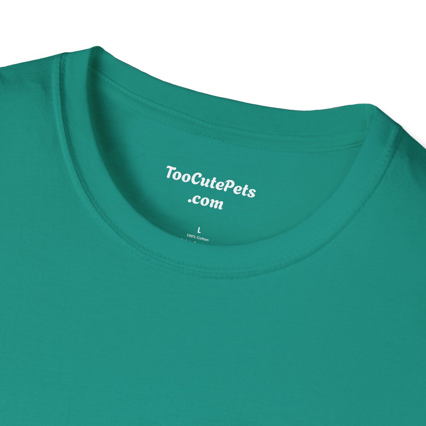 Dog Lover Unisex T-Shirt featuring Lab and Rottweiler Mix 'Pumpkin' by Too Cute Pets