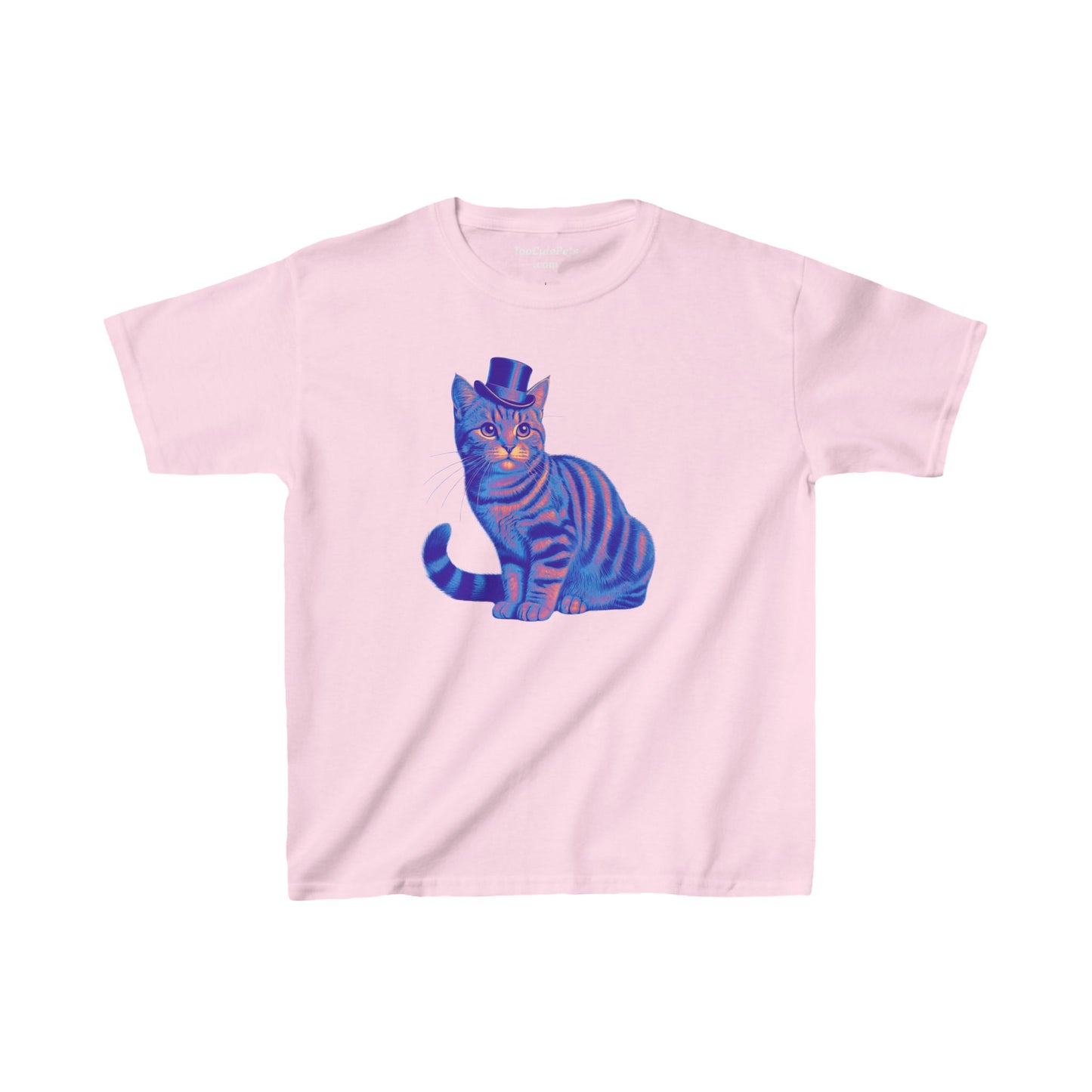 Tabby Wearing Top Hat Youth T-Shirt(Multi Color Image) - Too Cute Pets