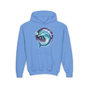 Luna The Dolphin Youth Hoodie Sweatshirt