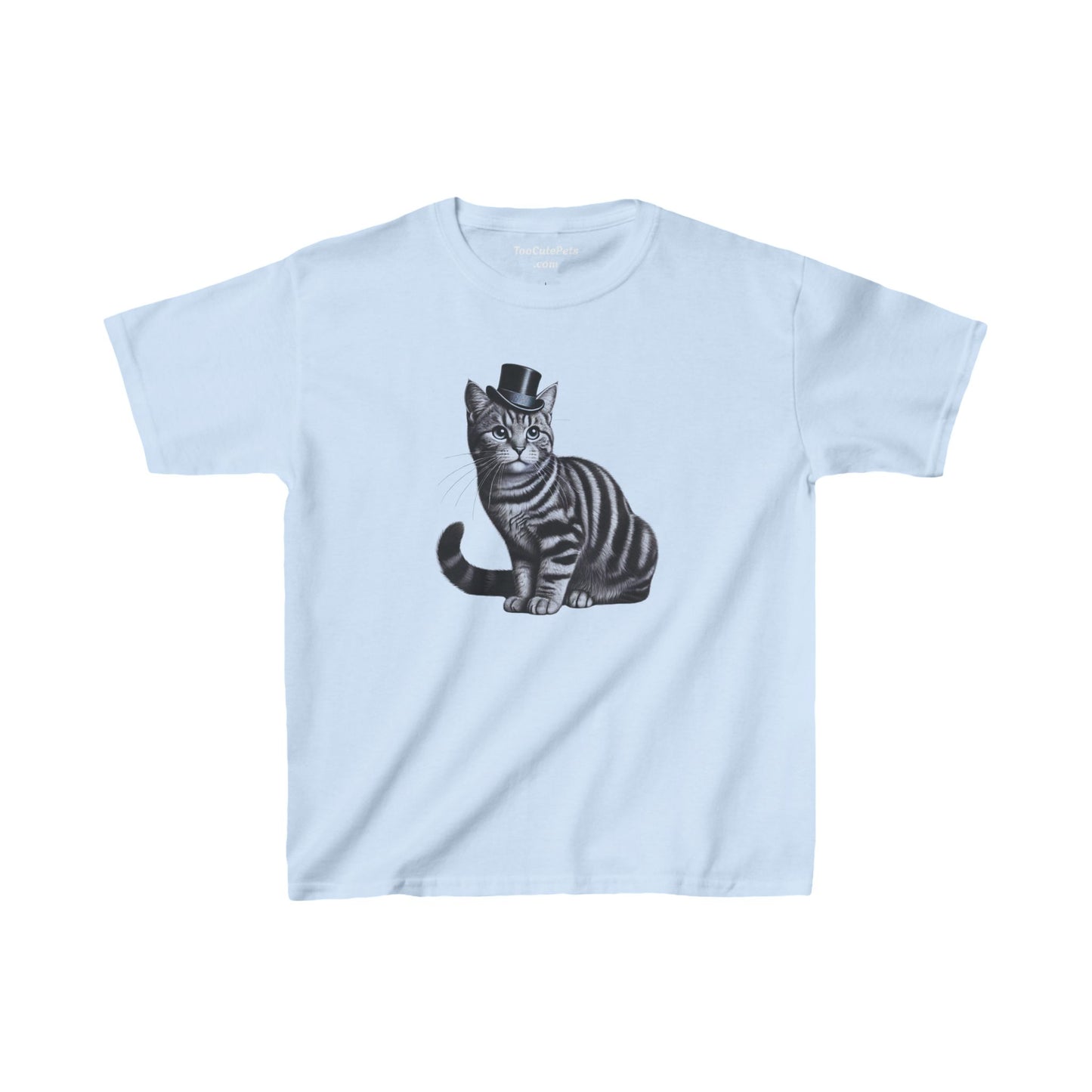 Tabby in Top Hat - Youth T-Shirt - Too Cute Pets