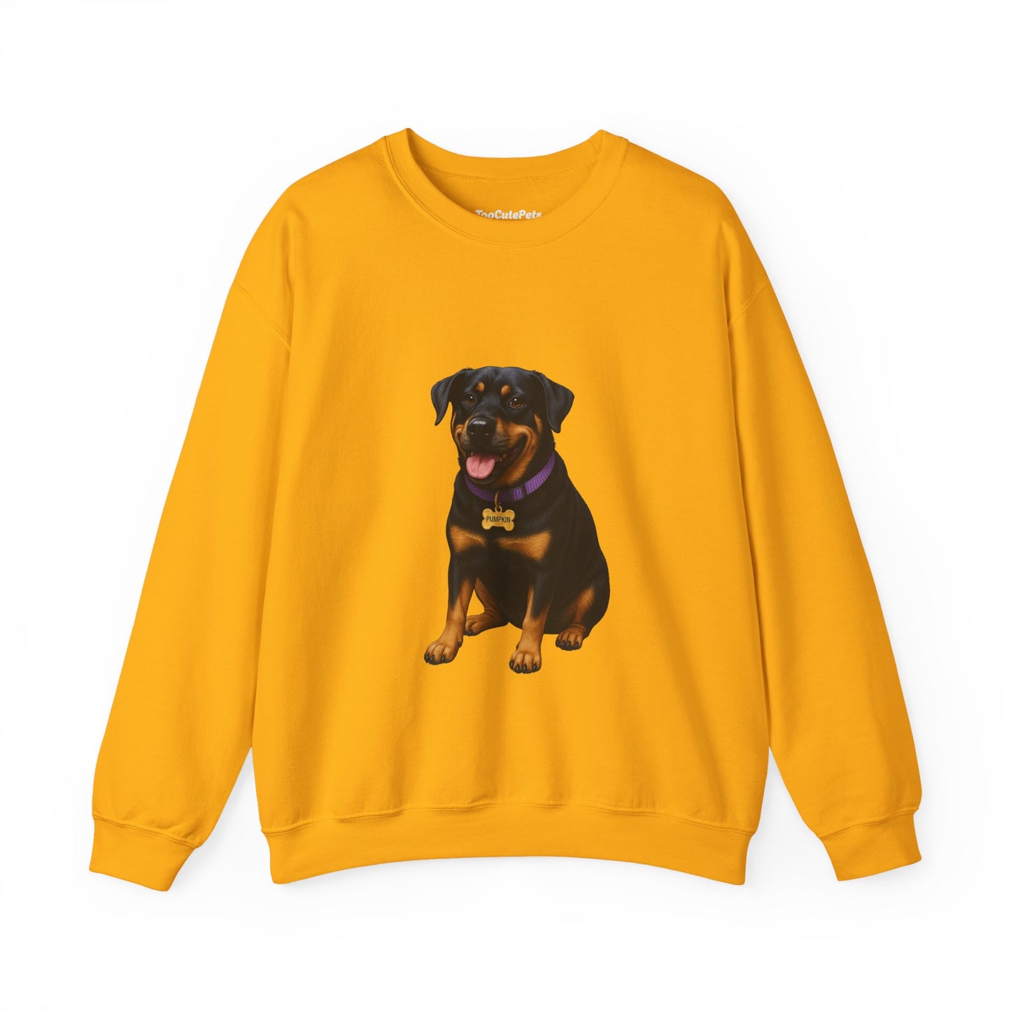 Rottweiler Lab Mix Pumpkin Sweatshirt