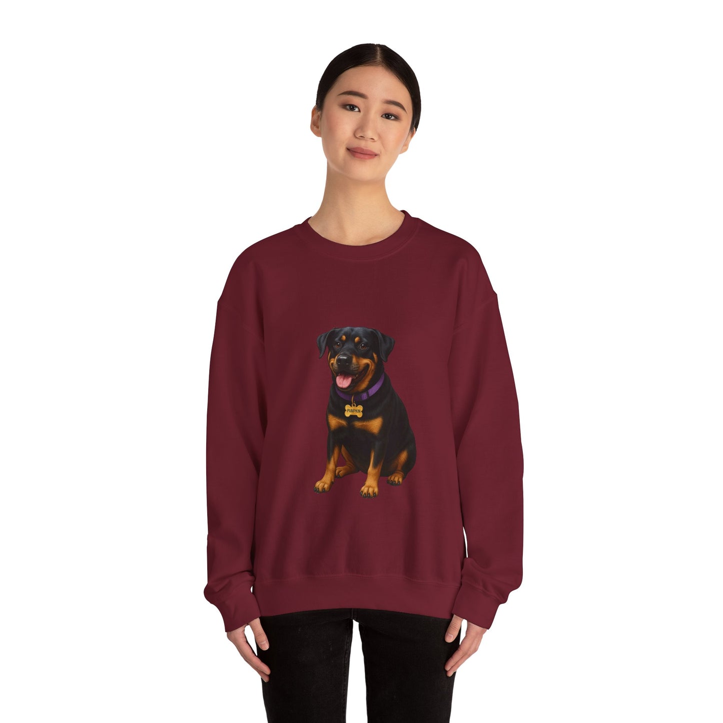 Rottweiler Lab Mix Pumpkin Sweatshirt