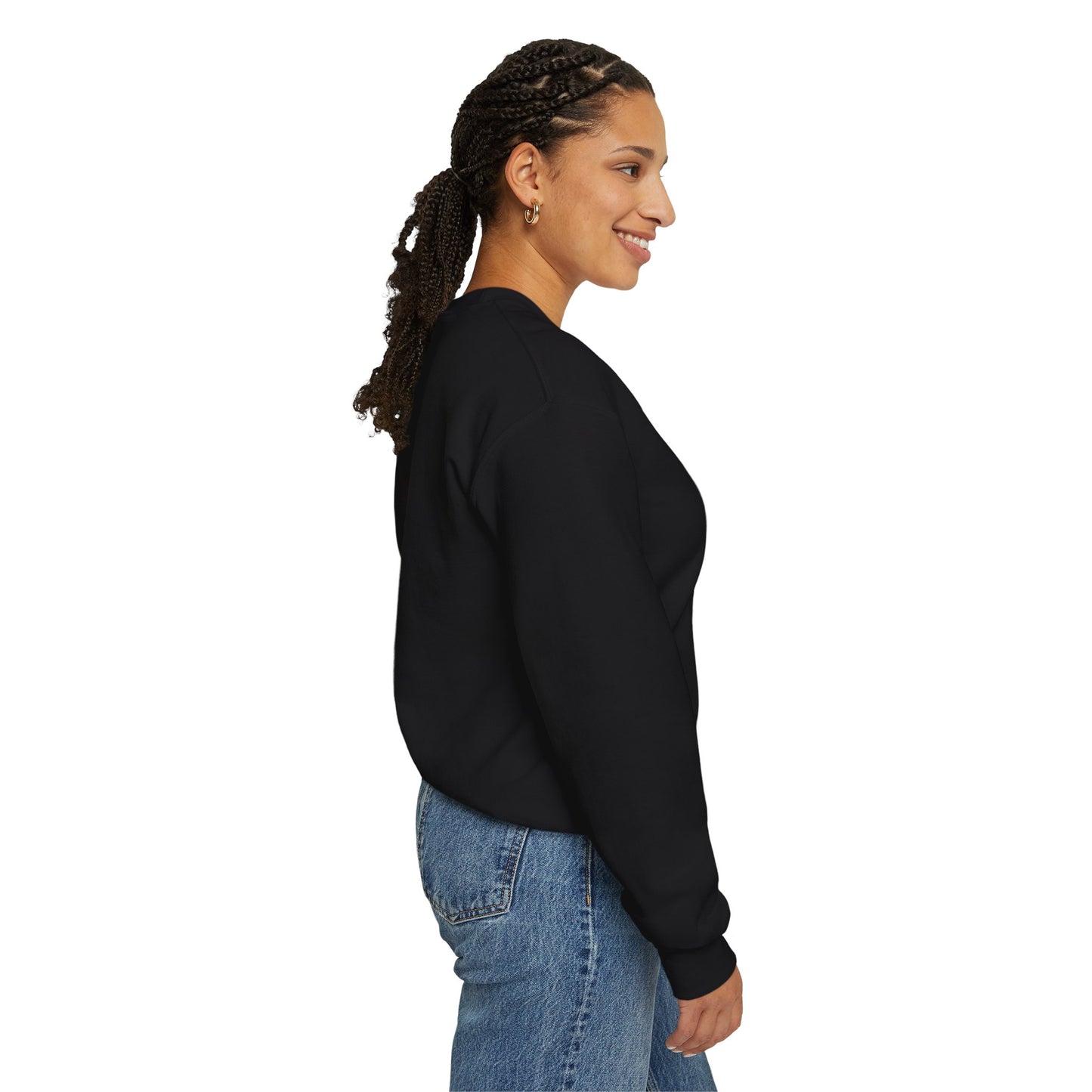 Dashing Vizsla Wearing A Campaign Hat- Adult Crewneck Sweatshirt - Too Cute Pets