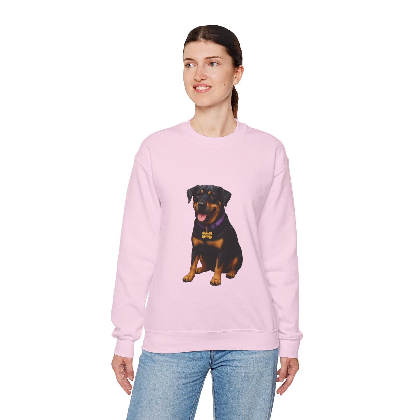 Rottweiler Lab Mix Pumpkin Sweatshirt