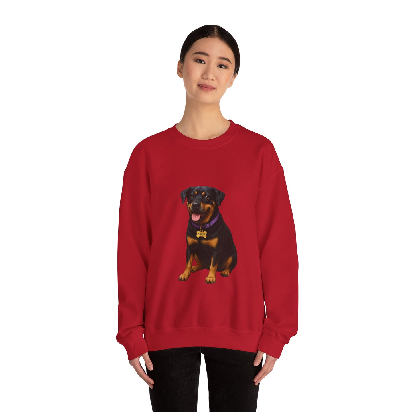 Rottweiler Lab Mix Pumpkin Sweatshirt