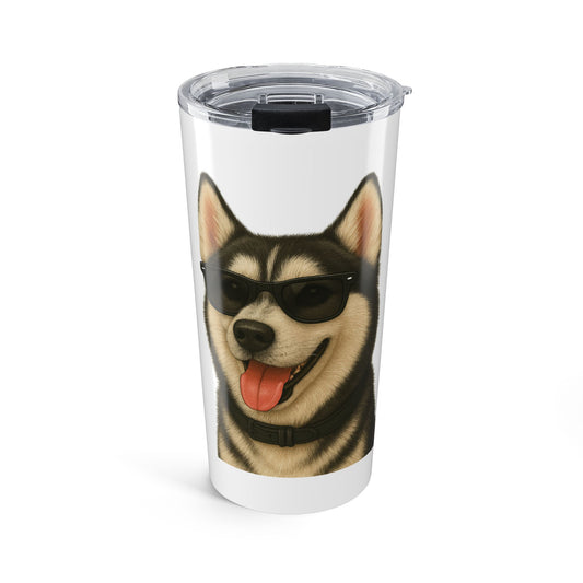 Siberian Husky Wearing Sunglasses - 20oz Tumbler