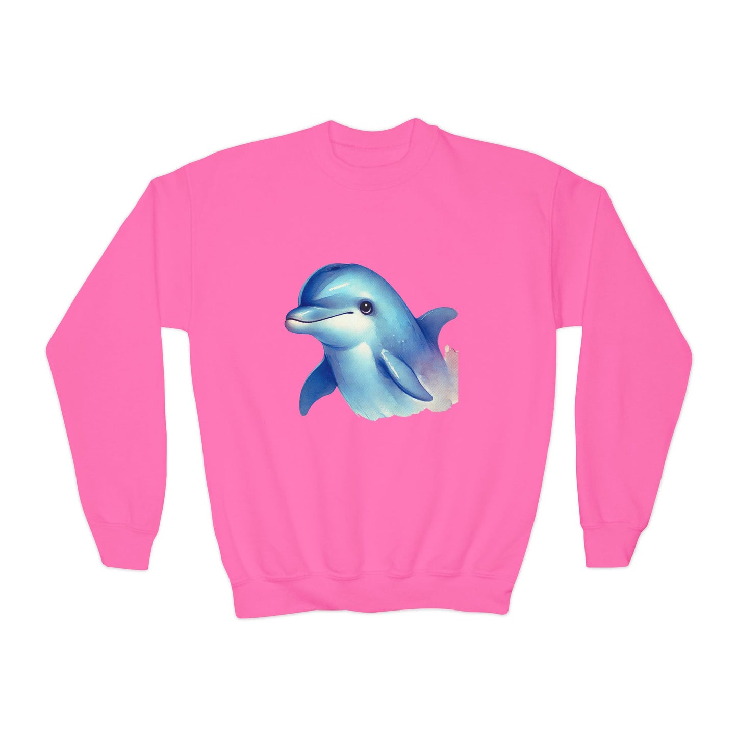 BayStar The Dolphin Youth Crewneck Sweatshirt - Comfy and Cute Style for Kids