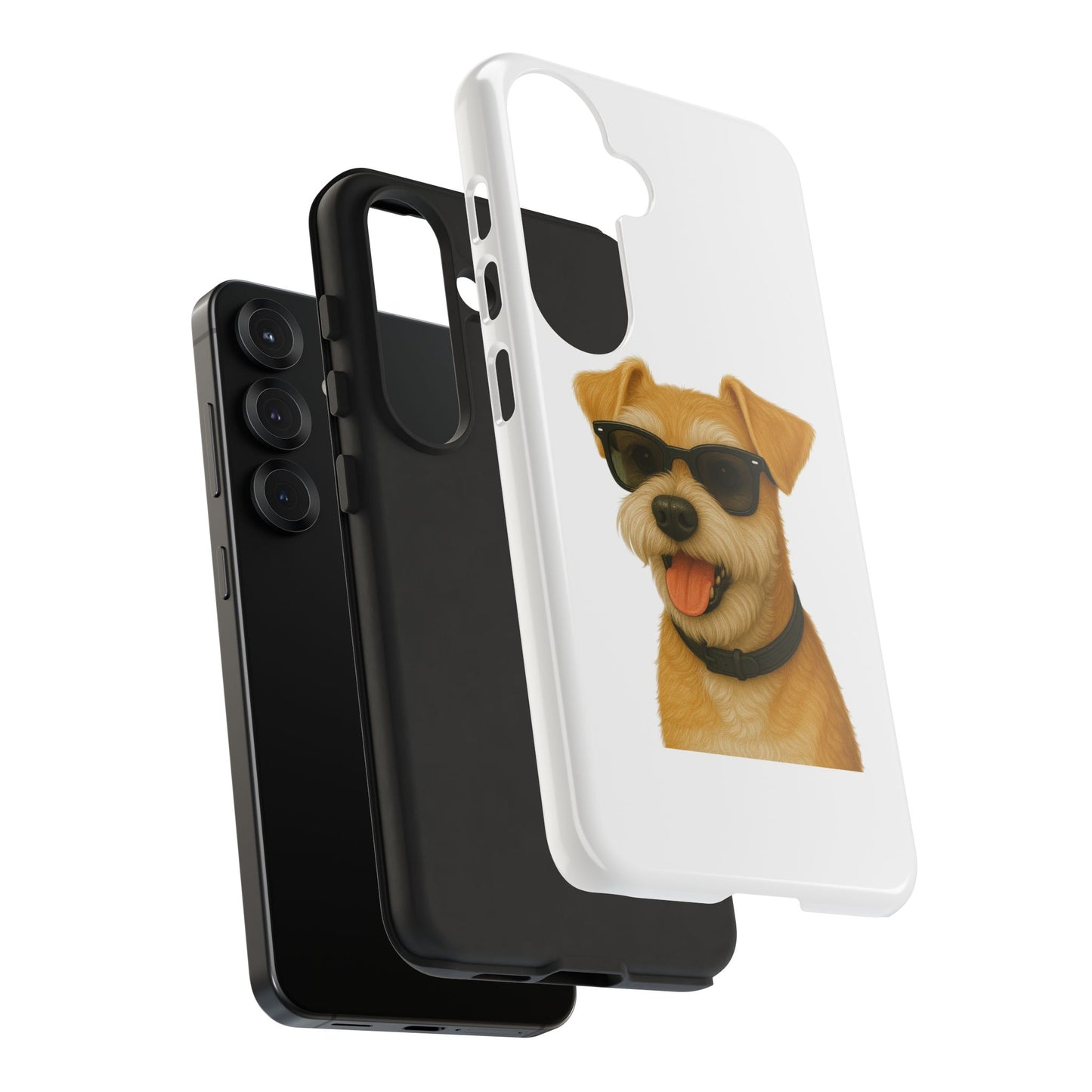 Miniature Schnauzer Wearing Sunglasses - Tough Phone Case