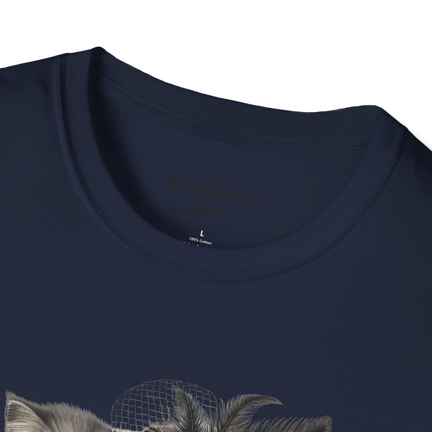 Persian Cat Wearing A Flower Fascinator - Adult T-Shirt -Too Cute Pets