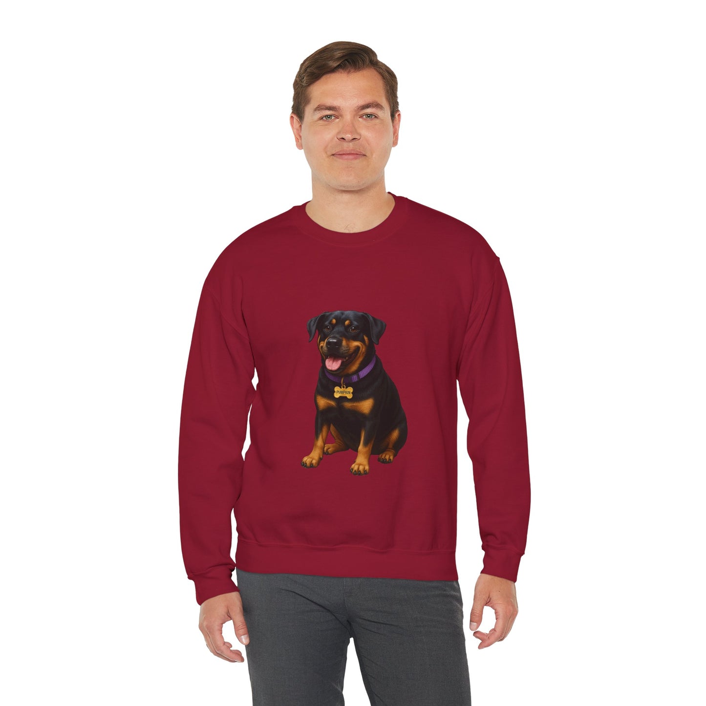 Rottweiler Lab Mix Pumpkin Sweatshirt