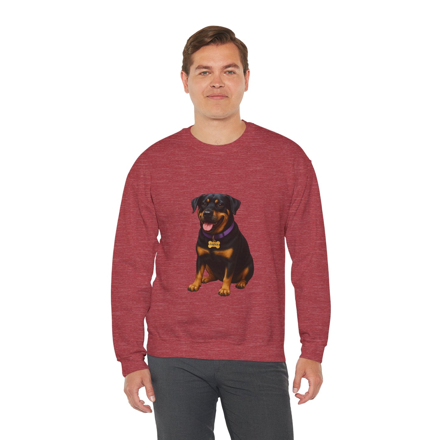 Rottweiler Lab Mix Pumpkin Sweatshirt