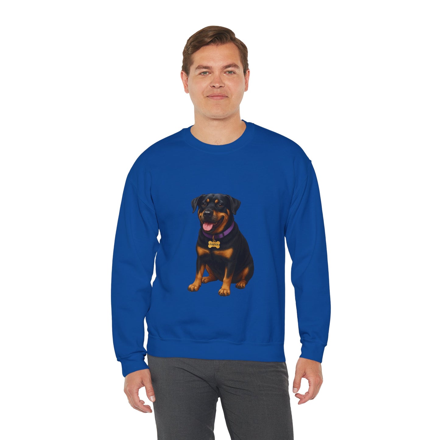 Rottweiler Lab Mix Pumpkin Sweatshirt