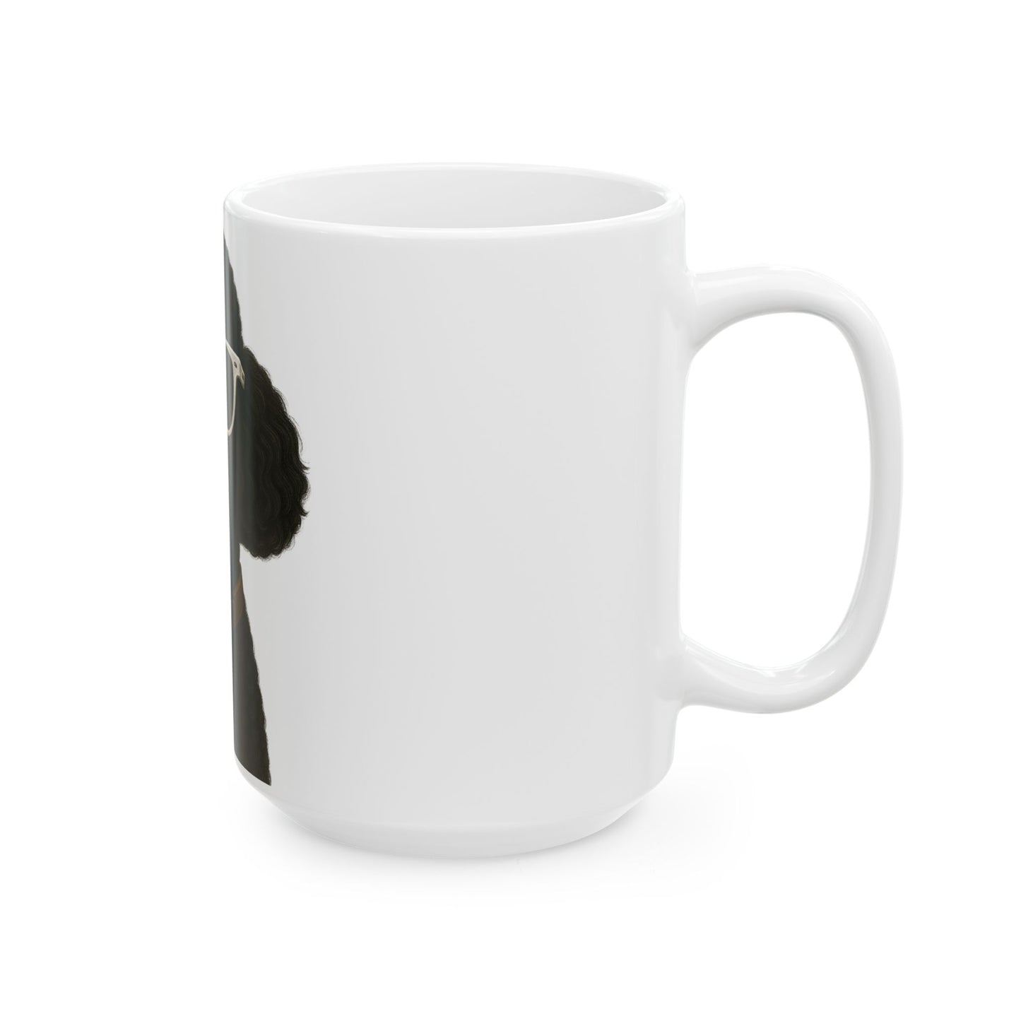 Black Poodle Wearing Sunglasses Ceramic Mug