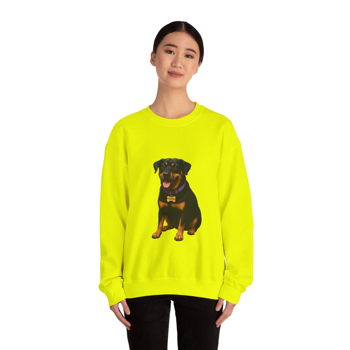 Rottweiler Lab Mix Pumpkin Sweatshirt