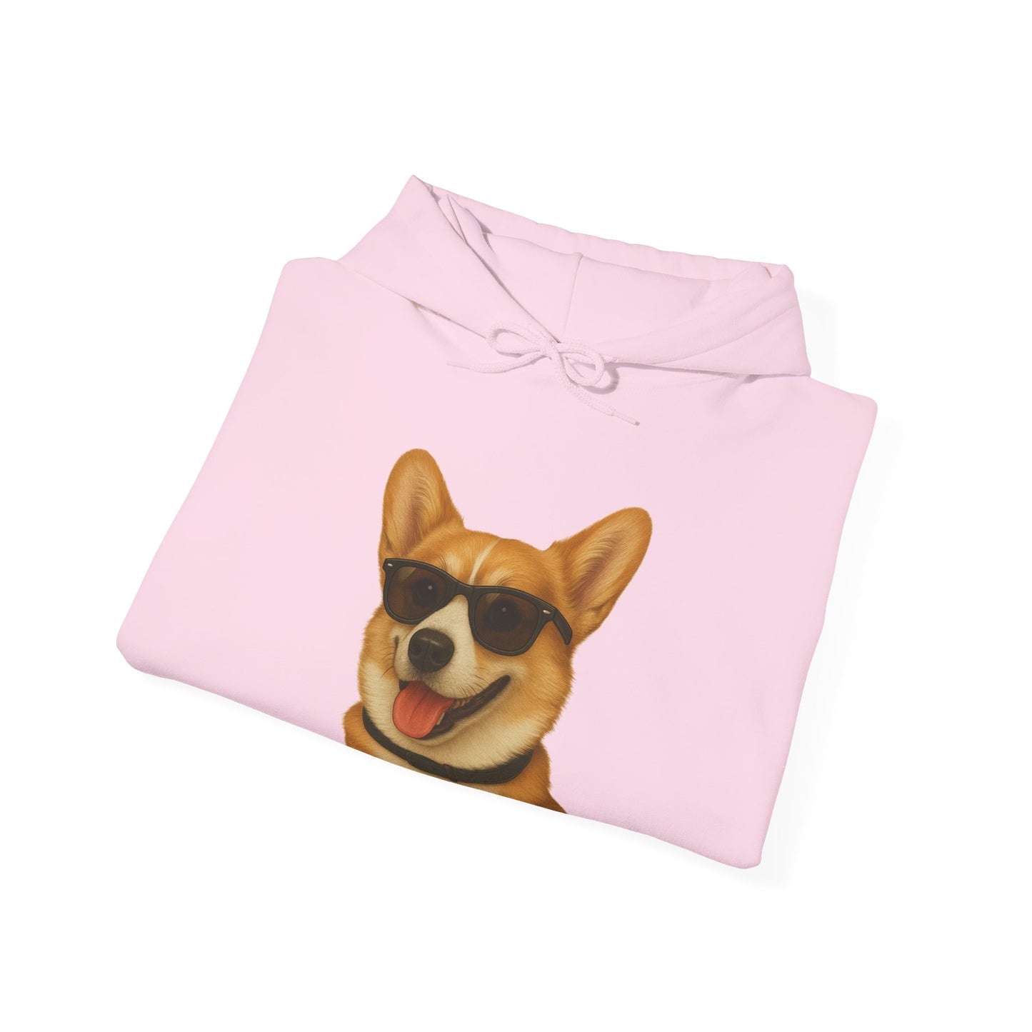 Corgi Wearing Sunglasses - Adult Hoodie