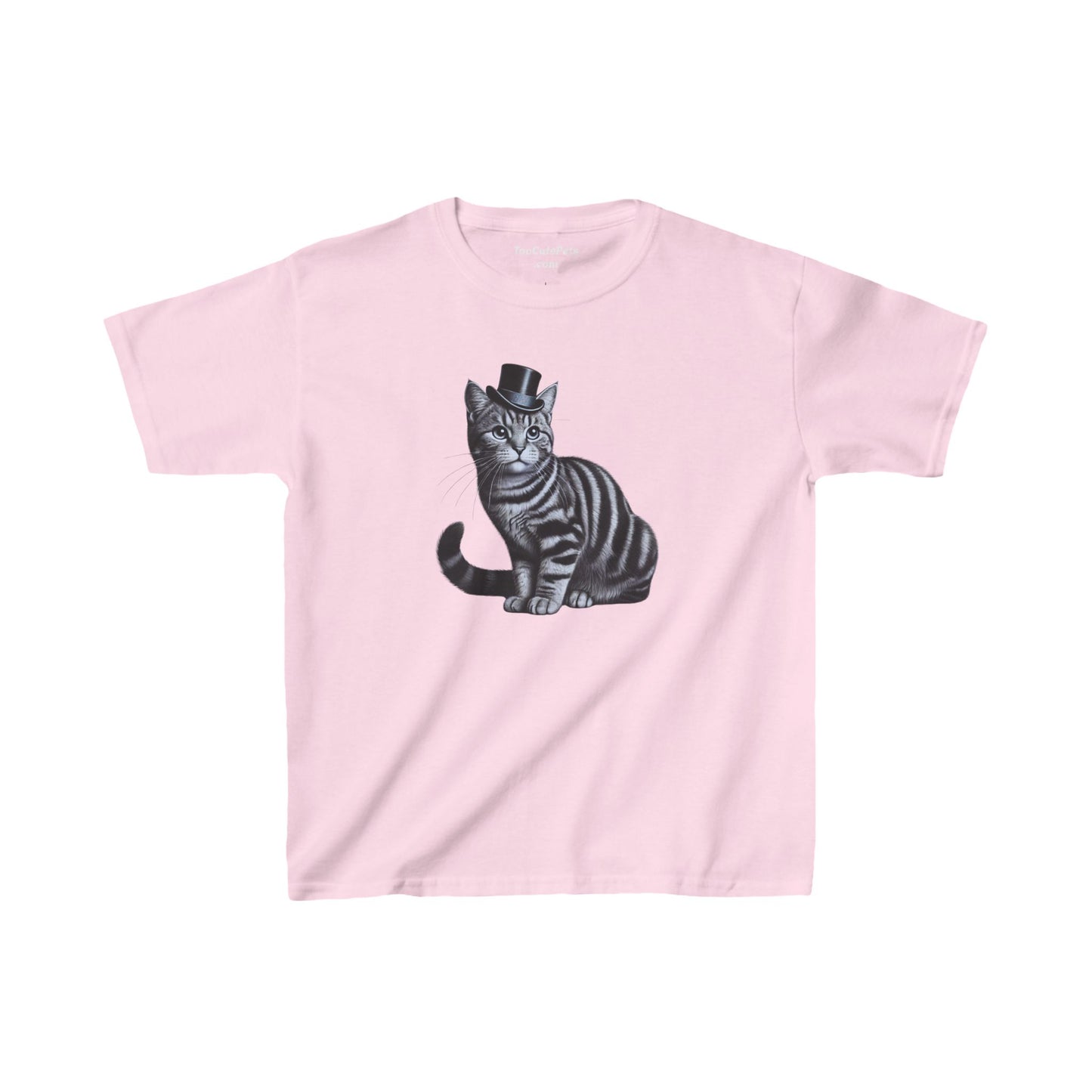 Tabby in Top Hat - Youth T-Shirt - Too Cute Pets