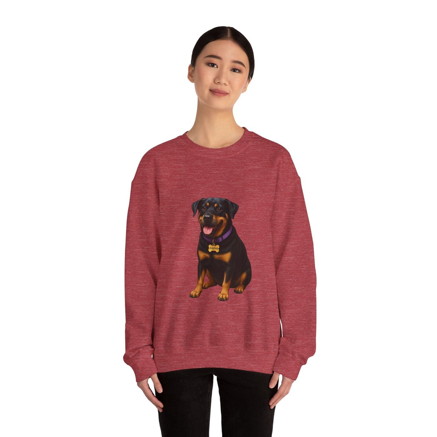 Rottweiler Lab Mix Pumpkin Sweatshirt