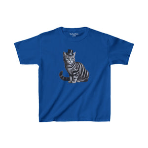 Tabby in Top Hat - Youth T-Shirt - Too Cute Pets