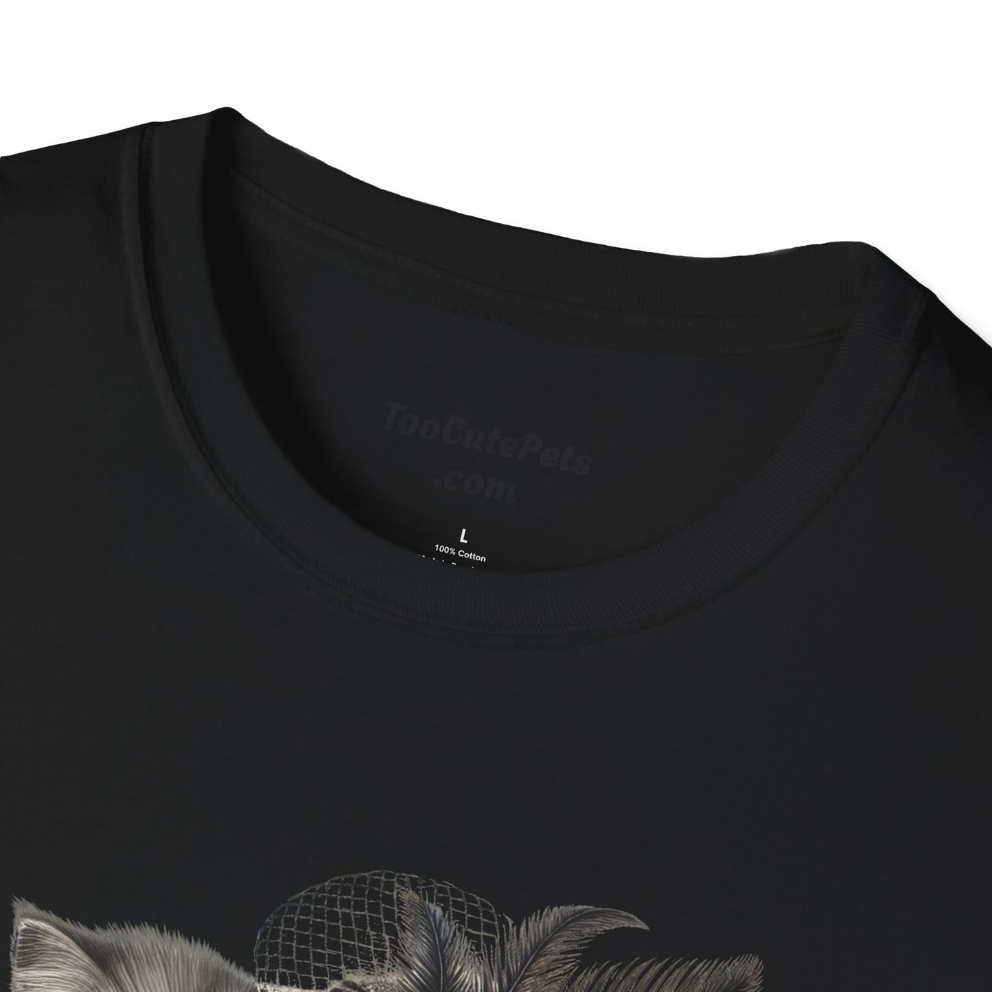 Persian Cat Wearing A Flower Fascinator - Adult T-Shirt -Too Cute Pets