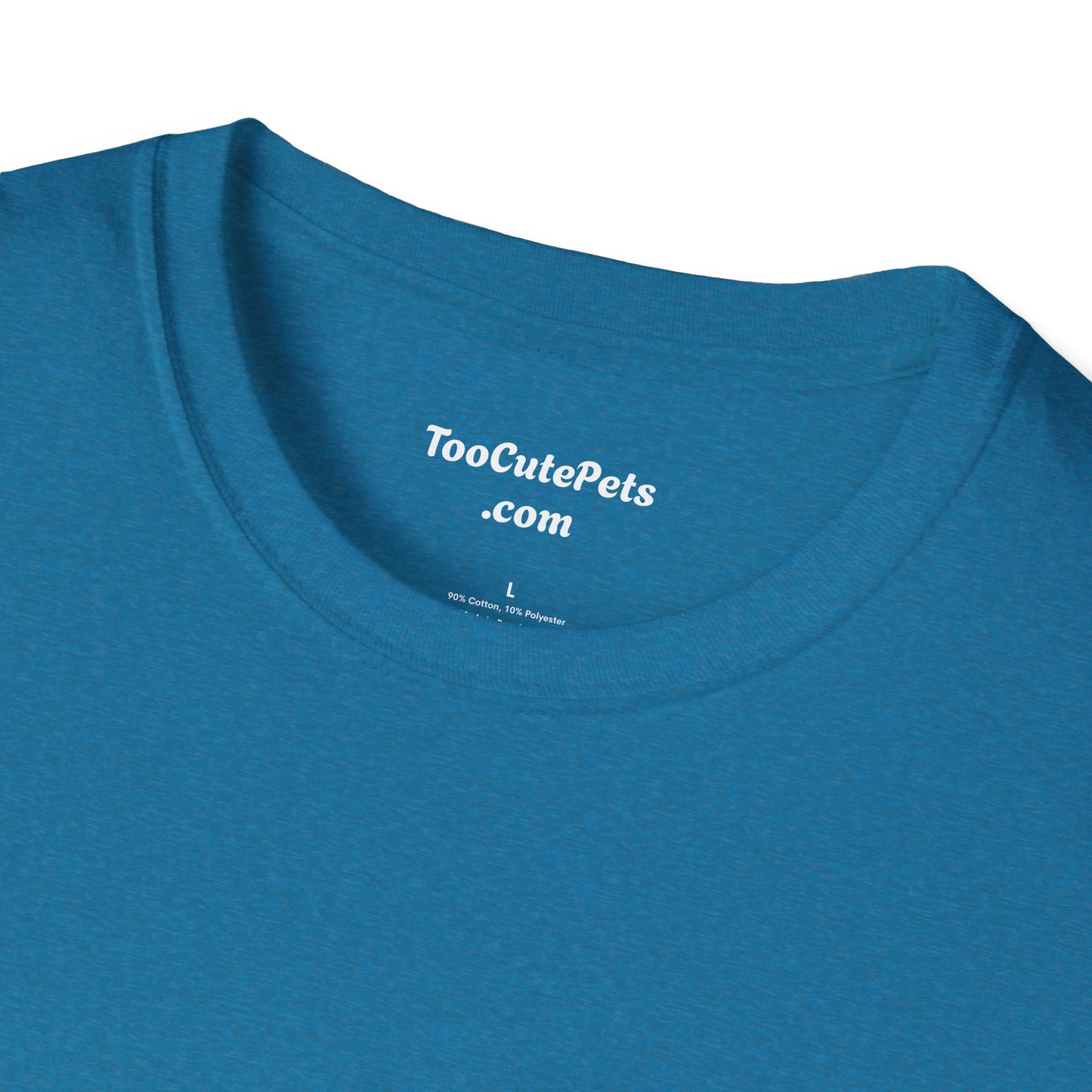 Dog Lover Unisex T-Shirt featuring Lab and Rottweiler Mix 'Pumpkin' by Too Cute Pets
