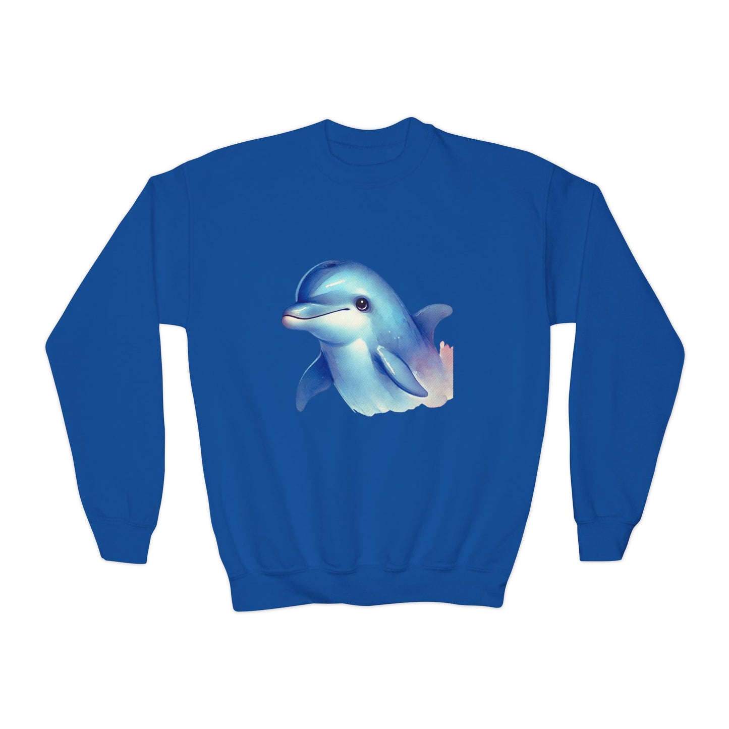 BayStar The Dolphin Youth Crewneck Sweatshirt - Comfy and Cute Style for Kids