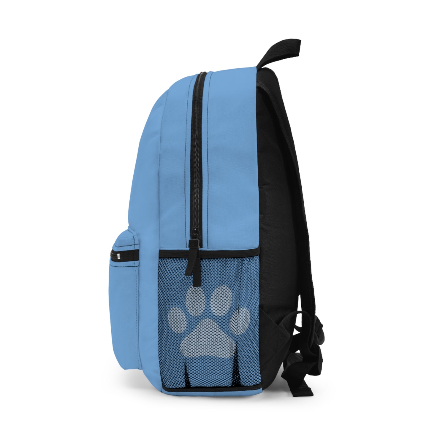Kids Backpack - Cute Dogs Wearing Tuxedos and Top Hats Bookbag with Paw Designs, Light Blue, Free Shipping