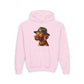 Vizsla Wearing Campaign Hat Hoodie - Youth Sweatshirt - Too Cute Pets