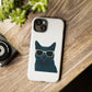 Russian Blue Cat Wearing Sunglasses - Tough Phone Case