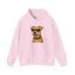 Miniature Schnauzer Wearing Sunglasses - Adult Hoodie