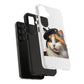 Calico Cat Wearing a Beret - Tough Phone Case
