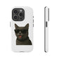 Gray Cat Wearing Sunglasses - Tough Phone Case