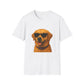 Golden Retriever Wearing Sunglasses - Adult T-Shirt