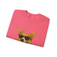 Corgi Wearing Sunglasses - Adult Crewneck Sweatshirt