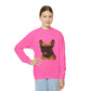 French Bulldog Wearing Sunglasses - Youth Sweatshirt