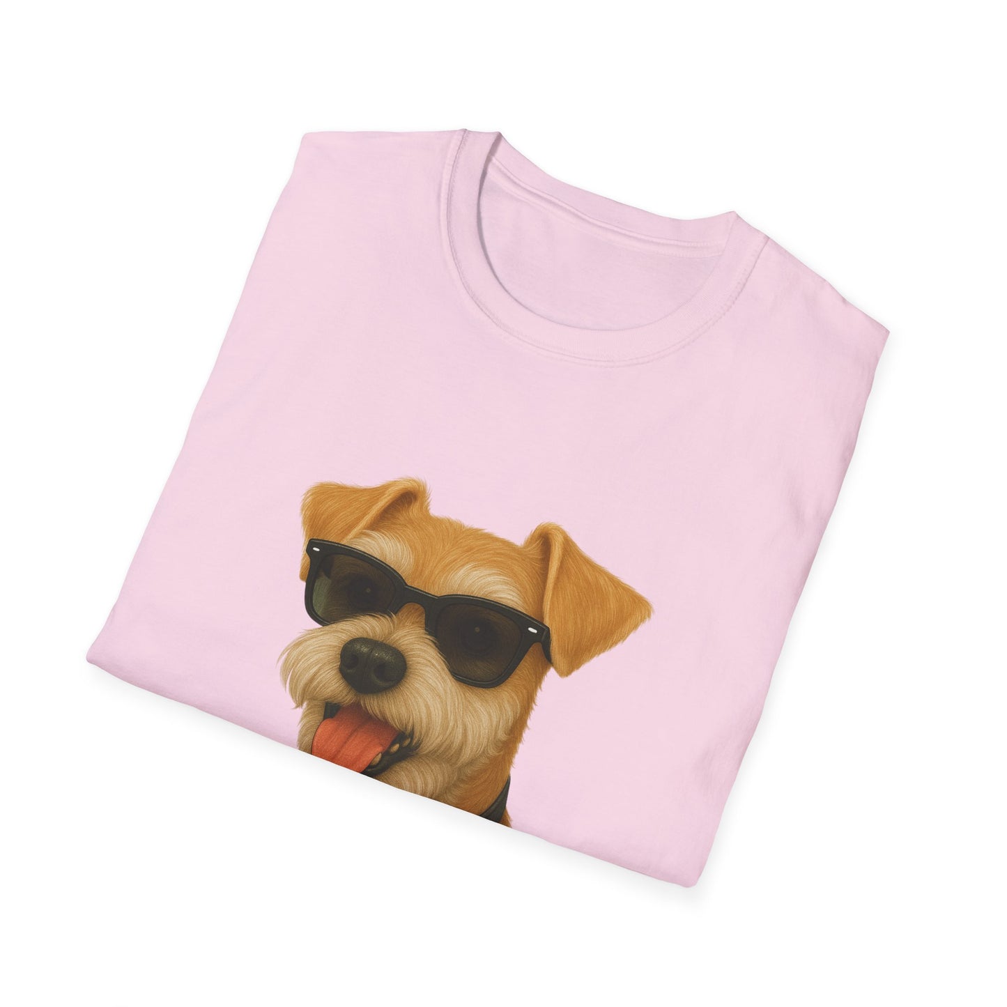Miniature Schnauzer Wearing Sunglasses - Adult T-Shirt