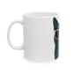 Russian Blue Cat Wearing Sunglasses Ceramic Mug