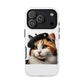Calico Cat Wearing a Beret - Tough Phone Case