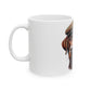 Labrador Wearing a Tweed Flat Cap - Ceramic Mug