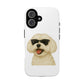 Maltese Wearing Sunglasses - Tough Phone Case