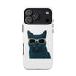 Russian Blue Cat Wearing Sunglasses - Tough Phone Case