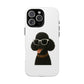 Black Poodle Wearing Sunglasses - Tough Phone Case