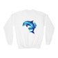 Neptune The Dolphin Youth Crewneck Sweatshirt - Comfy and Cute Style for Kids